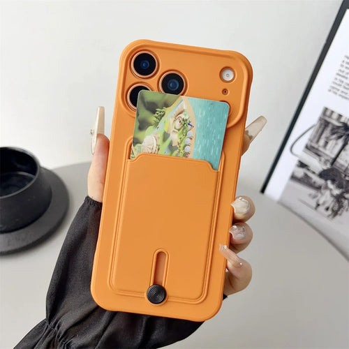 Silicone Card Holder Phone Case